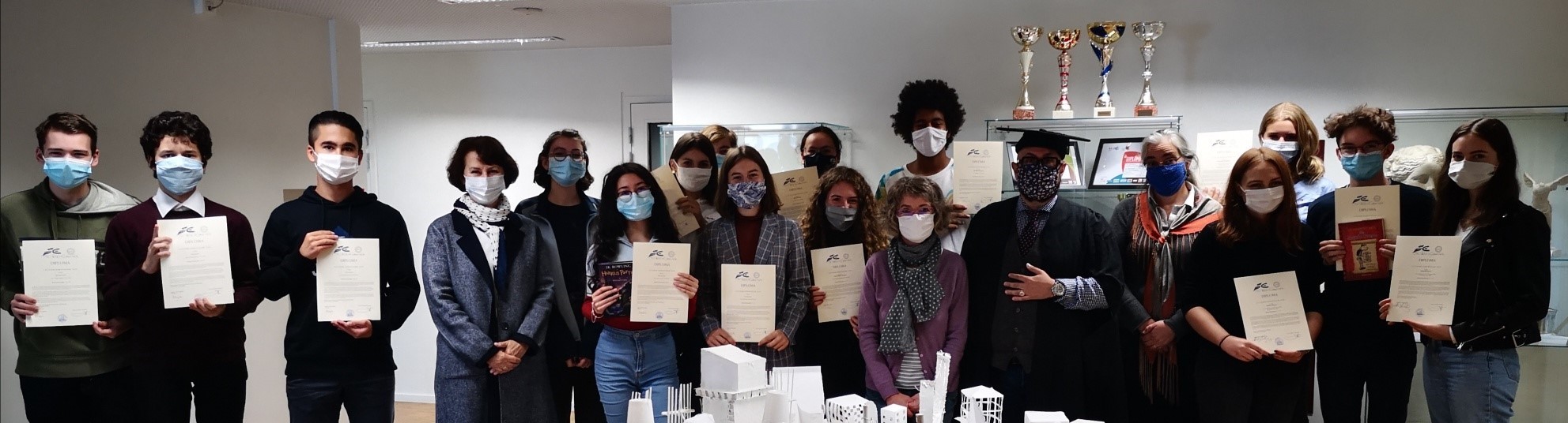 Remise des diplômes du Latinum 2020