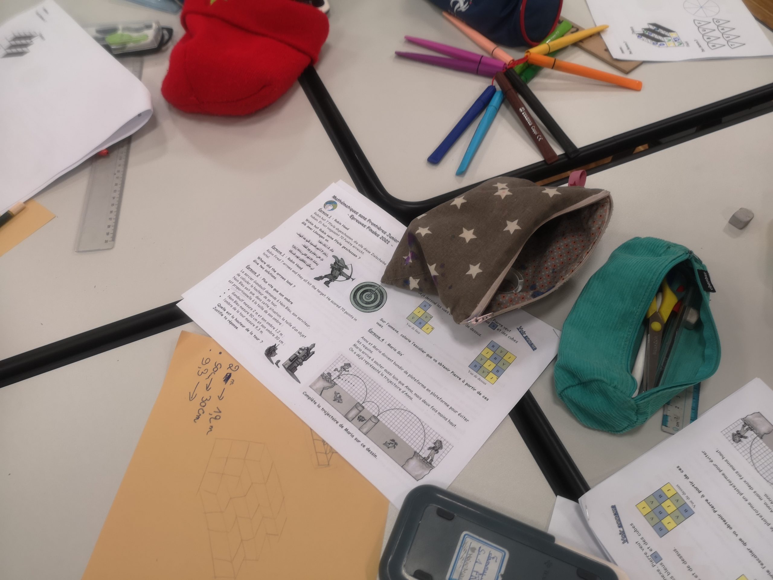 Mathématiques sans Frontières Junior – Édition  2021