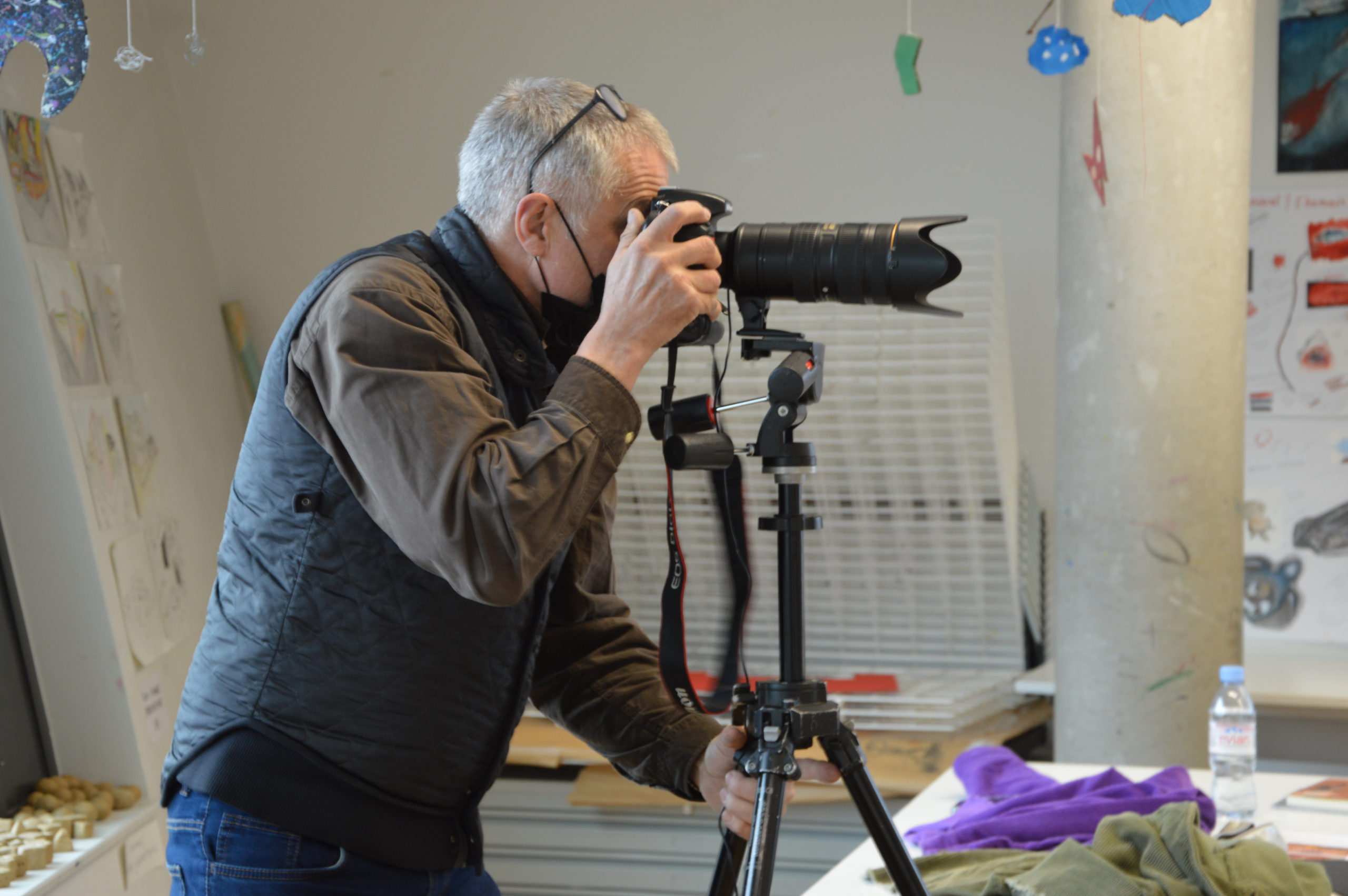 Intervention du photographe et artiste Klaus Stöber