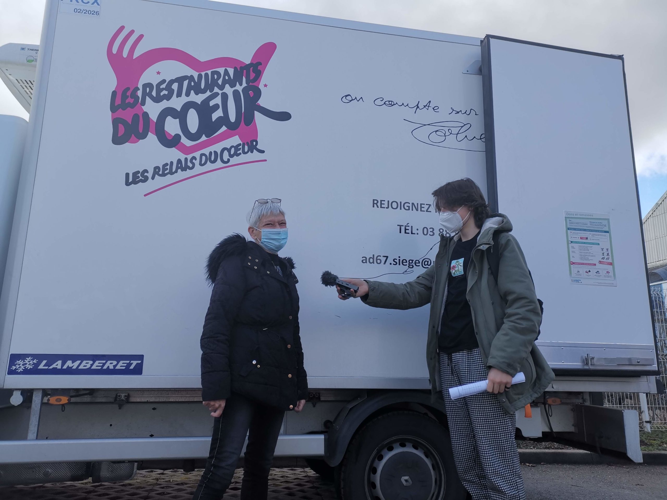 Interview et Restos du Cœur !