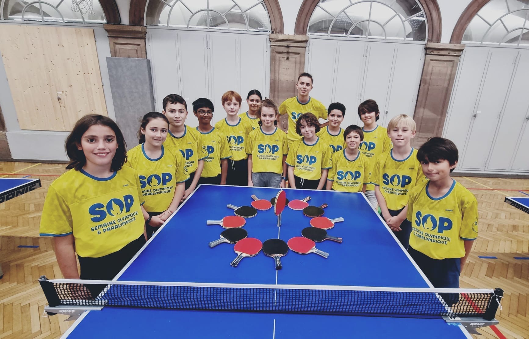 4 médailles ramenées par l’équipe de tennis de table