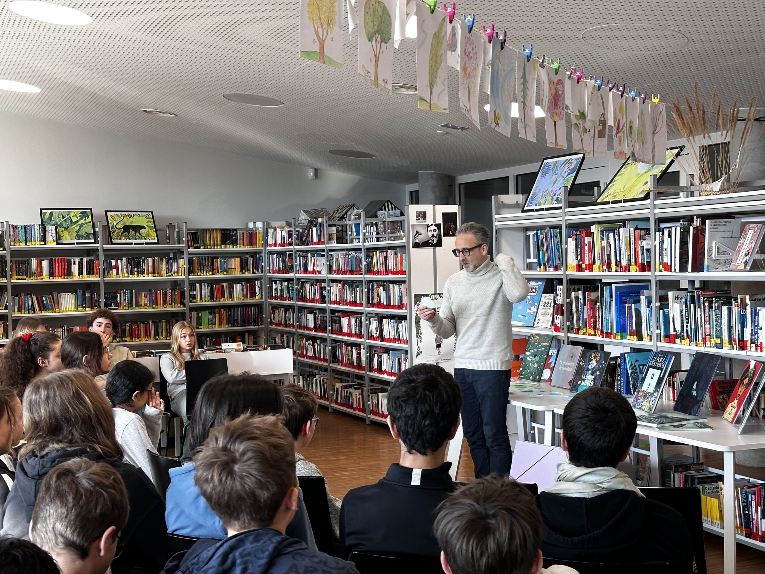 Intervention de l’auteur de BD David Sala
