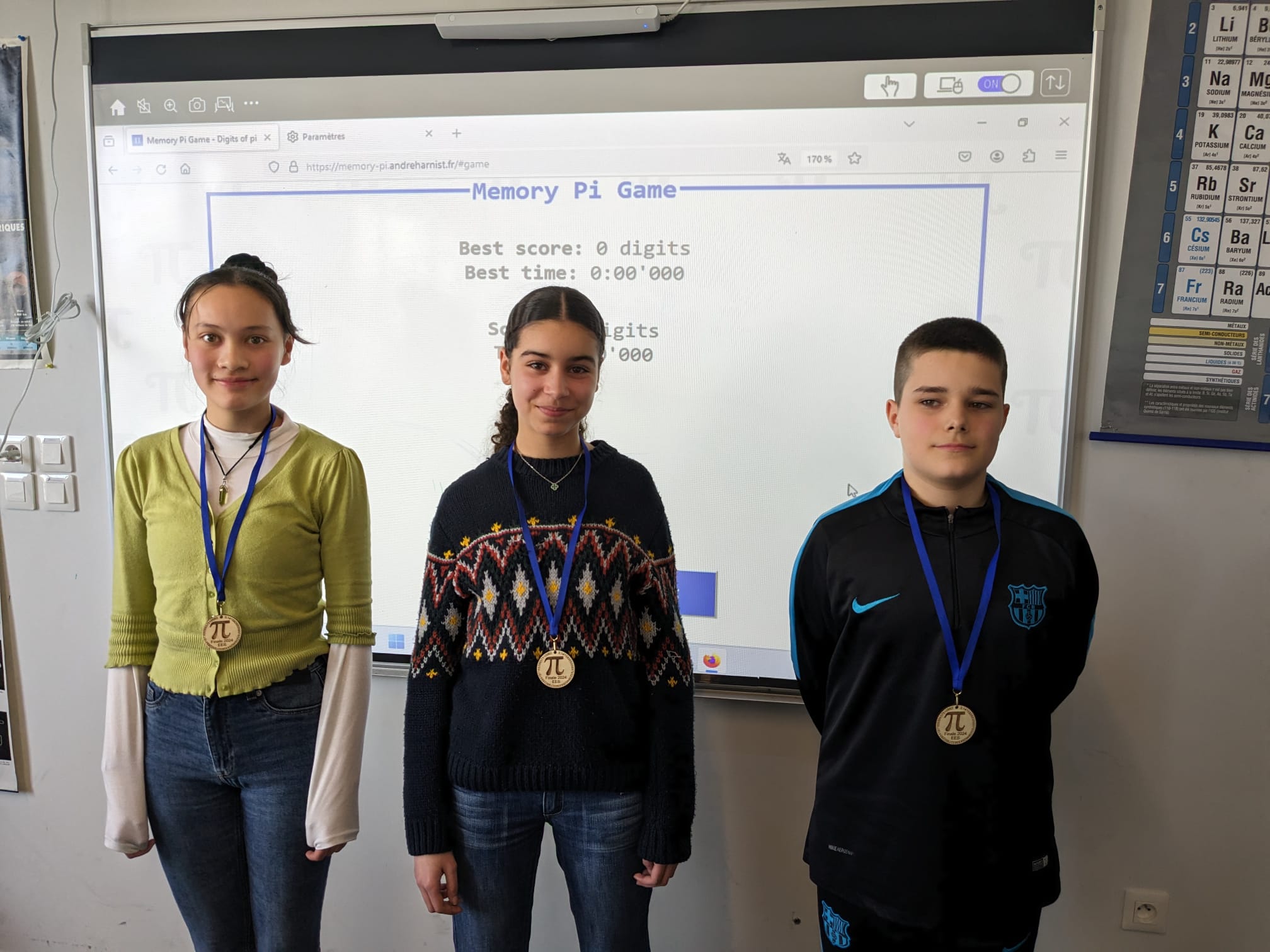 Concours des décimales de π – Édition 2024